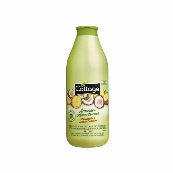 Cottage, Pineapple & Coconut Moisturizing Shower Gel And Bath Milk
