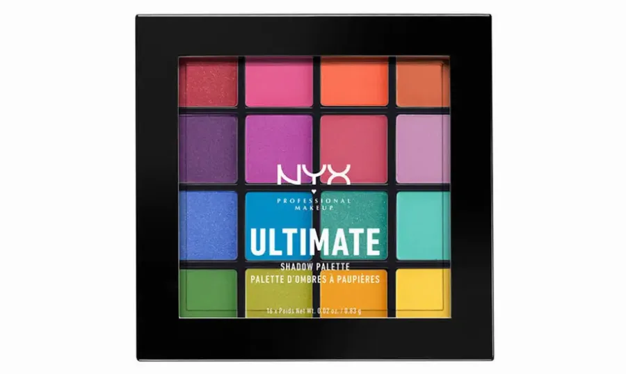 NYX Professional Makeup Ultimate Shadow Palette, Brights
