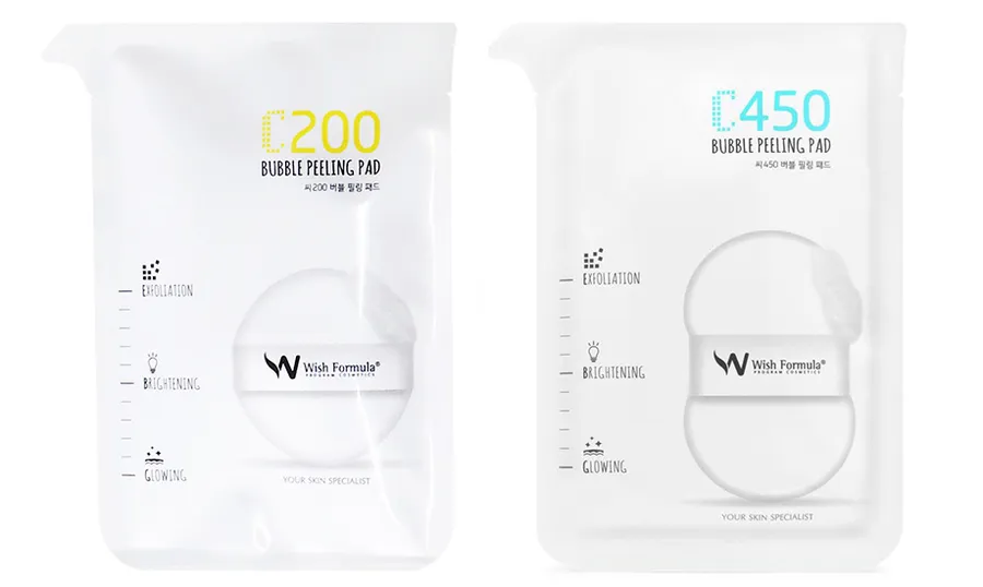 Wish Formula, Bubble Peeling Pad C200 & C450