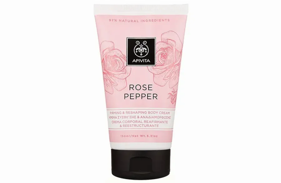 Apivita, Rose Pepper Firming & Reshaping Body Cream