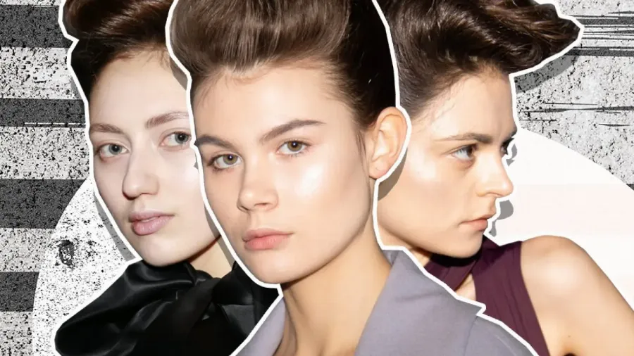 Тотал нюд: beauty-образы на показе Arutiunova FW 19/20