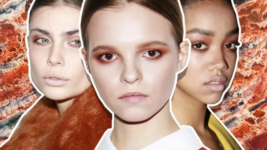 Терракотовая мечта: beauty-образы на показе Larisa Lobanova FW 19-20