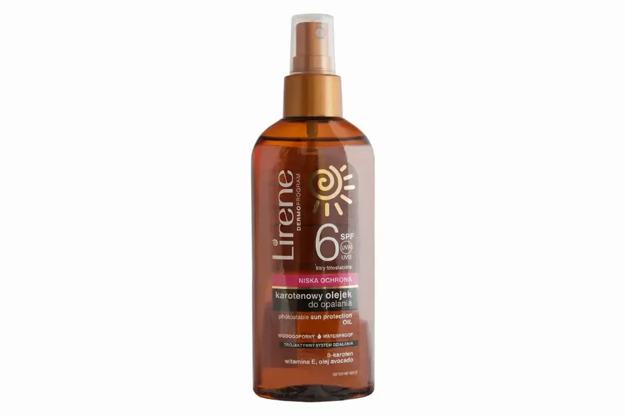 Бета-каротиновое масло для загара Lirene Sun Care Oil SPF6