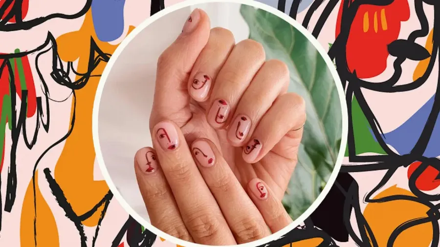 Picasso nails: оригинальный тренд летнего маникюра 2019