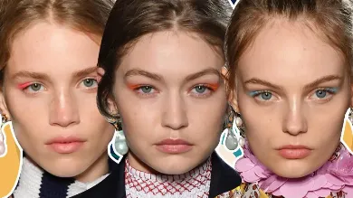 Как носить неоновые тени: модный макияжа глаз в стиле Prada