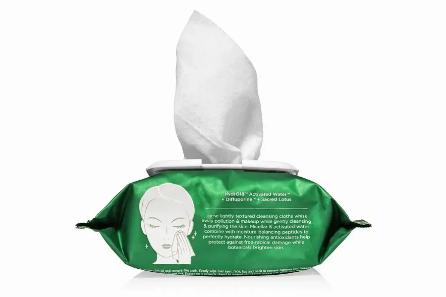 HydroPeptide, Hydroactive Cleanse Micellar Facial Towelettes