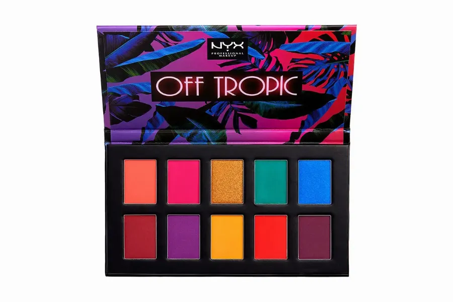 NYX Professional Off Tropic Shadow Palette