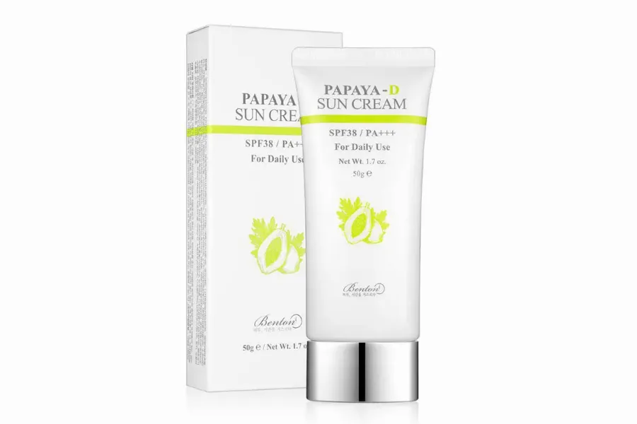 Benton, Papaya-D Sun Cream SPF38/ PA+++