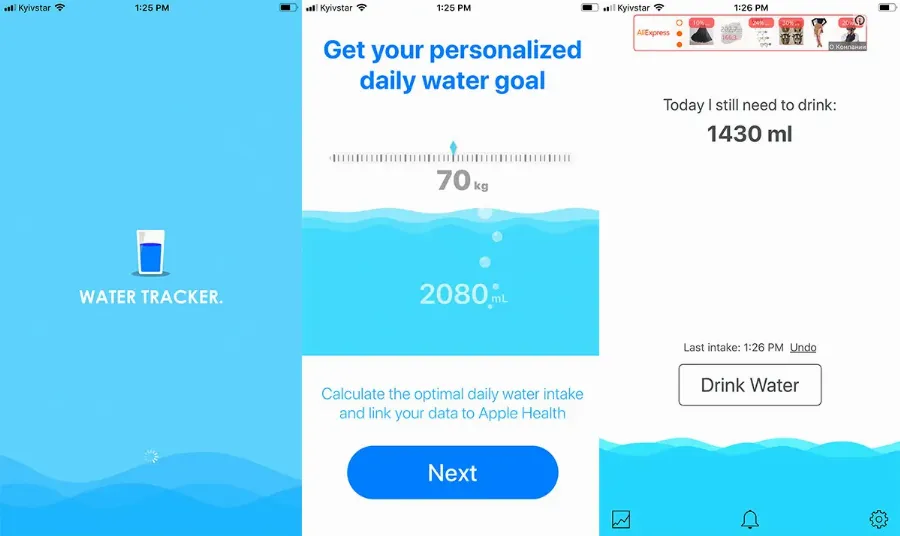 Daily Water Tracker Reminder