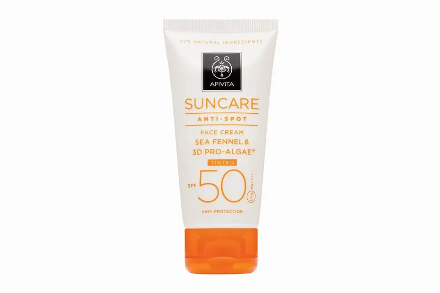 Apivita Suncare Anti Spot Tinted Face Cream SPF50
