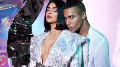 Кайли Дженнер и Balmain представили совместную коллекцию макияжа