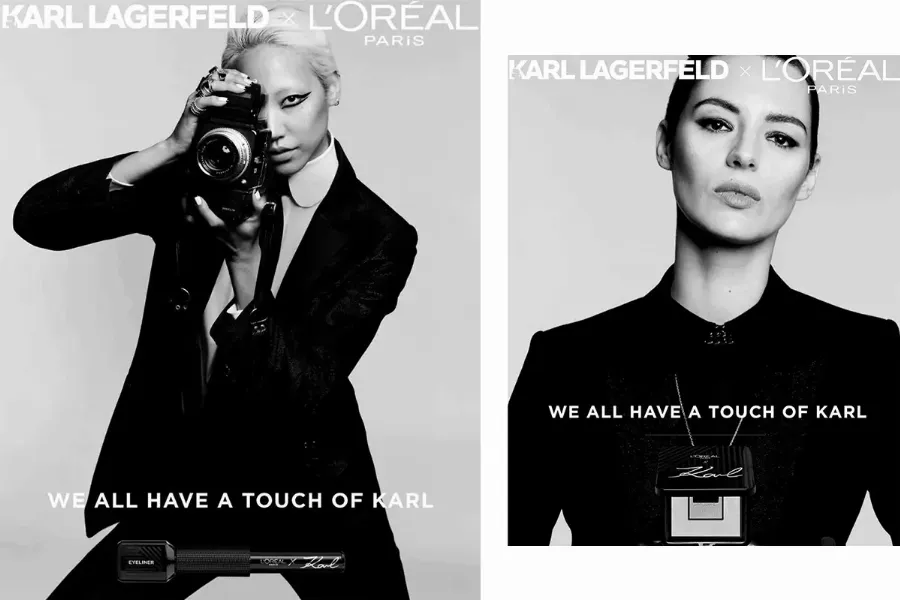 Что входит в коллекцию косметики L'Oréal X Karl Lagerfeld