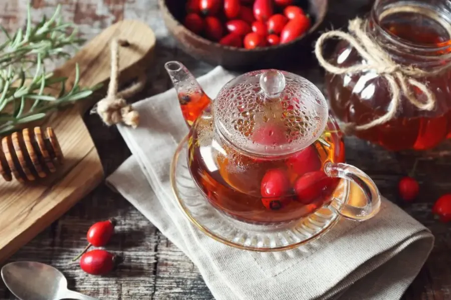 рецепт чая с шиповником и гибискусом