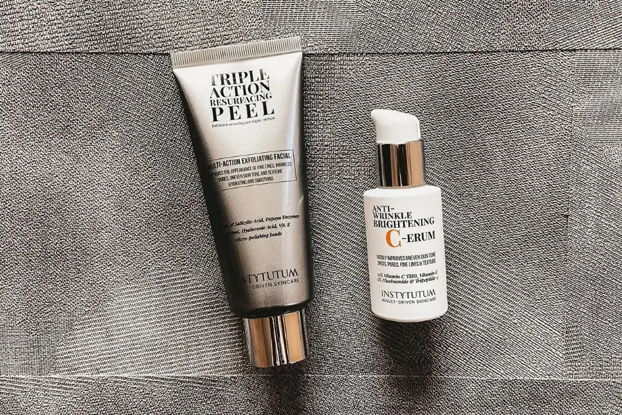 Instytutum Anti-wrinkle Brightening C-erum и Triple Action Resurfacing Peel