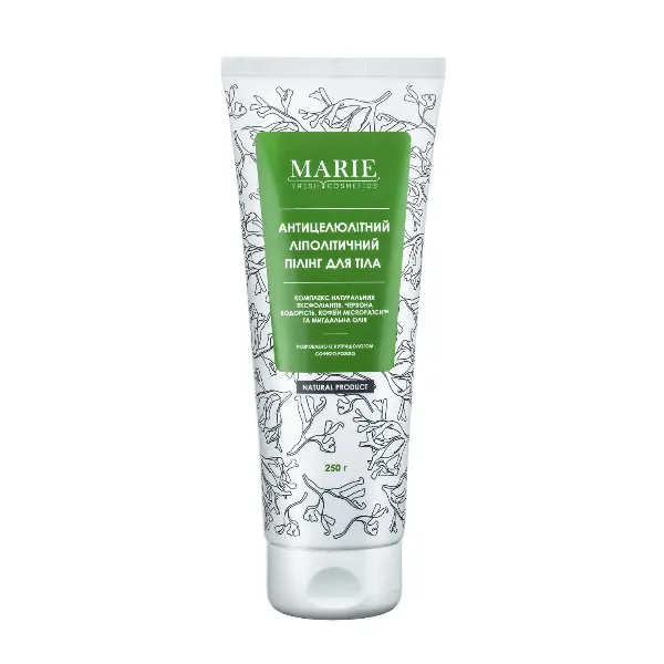 Marie Fresh Cosmetics, антицелюлітний ліполітичний пілінг для тіла