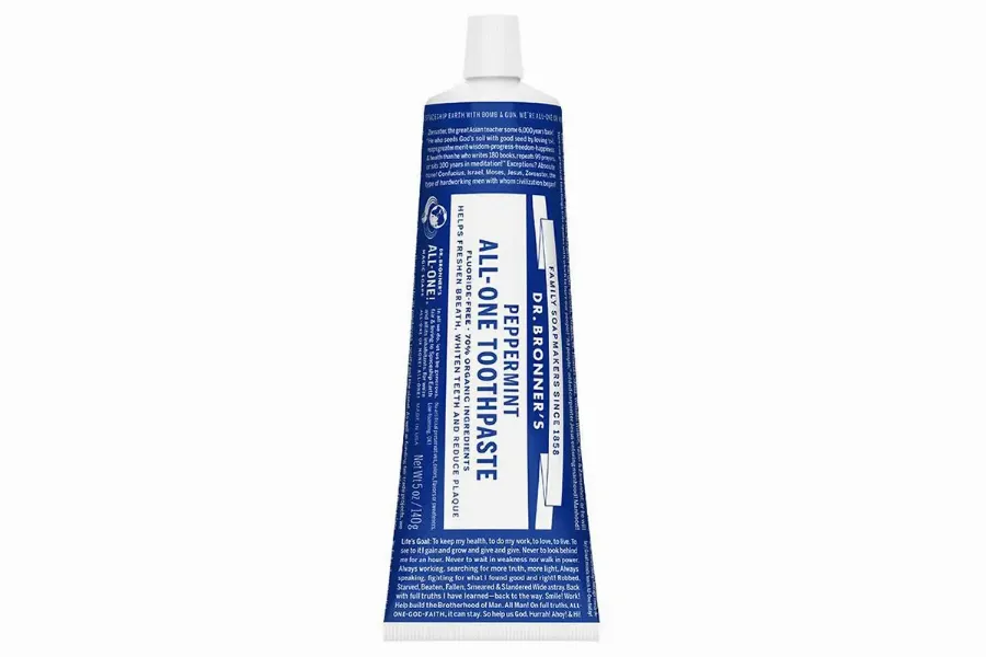 Натуральная зубная паста Dr. Bronner's, Peppermint All-One Toothpaste
