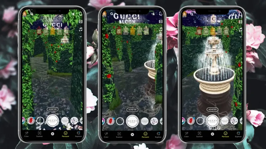 Snapchat в коллаборации с Gucci выпустили игру с AR-эффектом