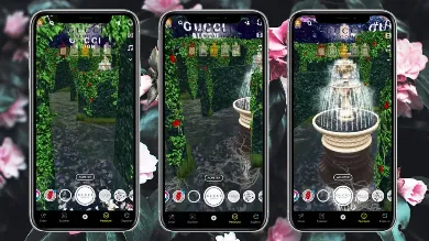 Snapchat в колаборації с Gucci випустили гру з AR-ефектом
