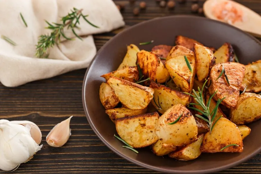 Рецепт запеченной картошки с травами