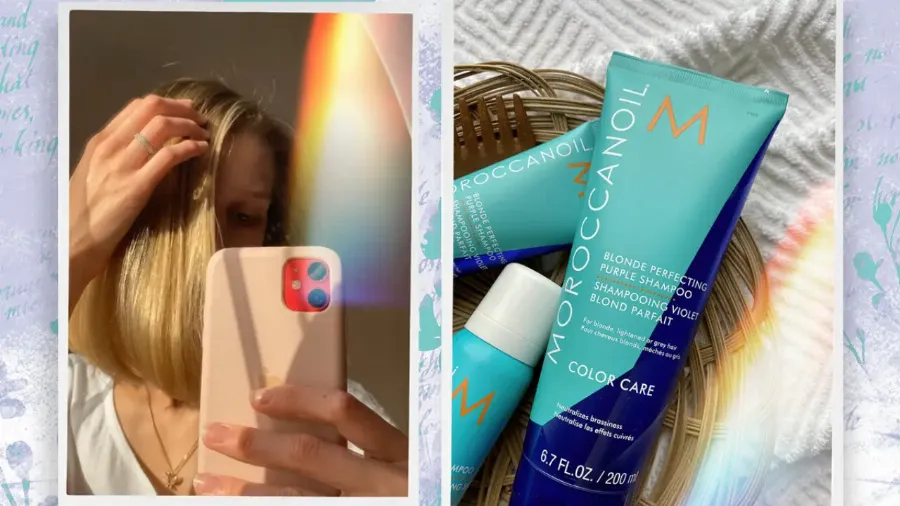 Говорить редакція: фіолетовий шампунь для білявок Moroccanoil Blonde Perfecting Purple Shampoo