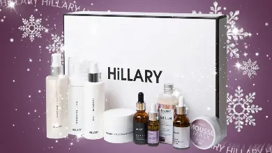 Адвент-календарь Beauty HUB 2021: Hillary Cosmetics, набор для комплексного ухода за кожей лица Hillary Perfect 9