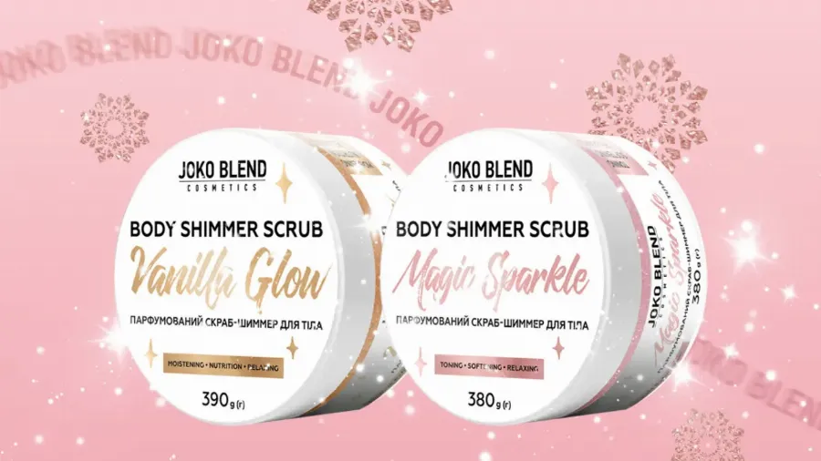 Адвент-календарь Beauty HUB 2021: Joko Blend, парфюмированные скрабы для тела с шиммером