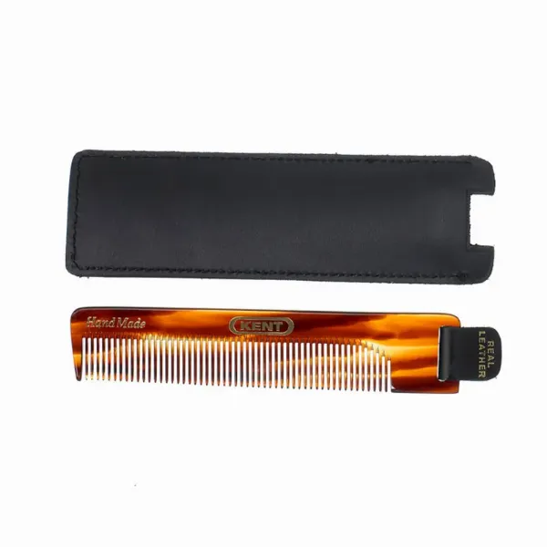 Kent Brushes, Handmade Comb With Leather Tab