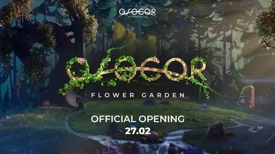 Цветут цветы во имя весны: 27 февраля Osocor Residence открывает Osocor Flower Garden