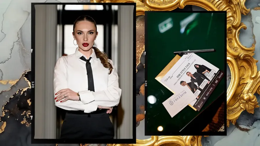 Основательница благотворительного фонда United for Freedom Ирина Адонина традиционно провела The style talk – событие о моде и стиле