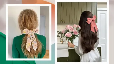 Бант для волос: как носить главный hair-тренд весны и лета 2024 года