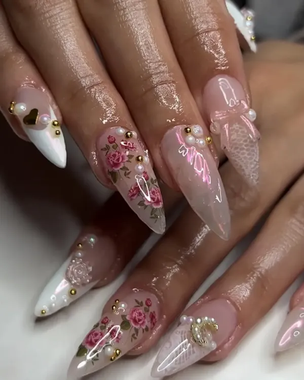 Bridgerton nails ideas