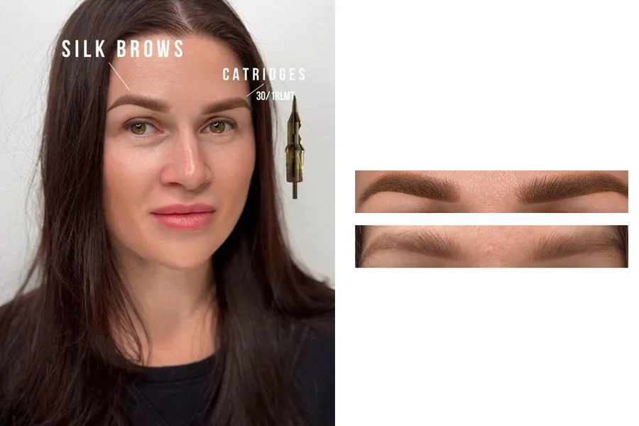 Юлія Хващак техніка Silk Touch Eyebrows