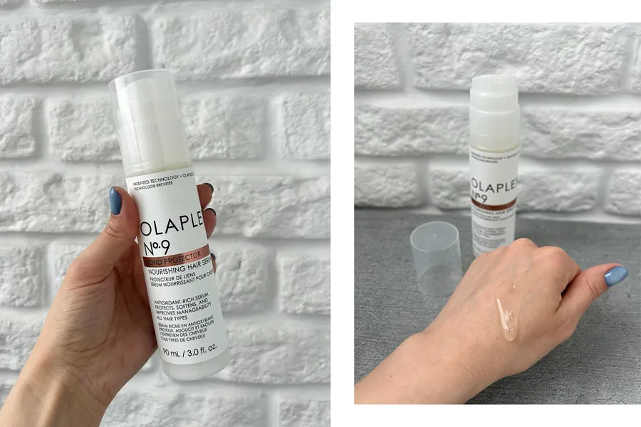 відгук редактора про сироватка для волосся №9 Bond Protector Nourishing Hair Serum від Olaplex
