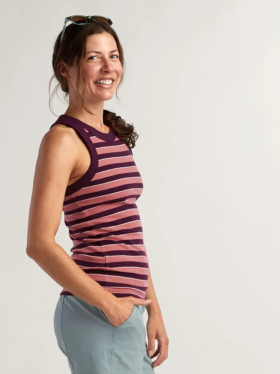 Title Nine, майка Headlands Ribbed Tank Top