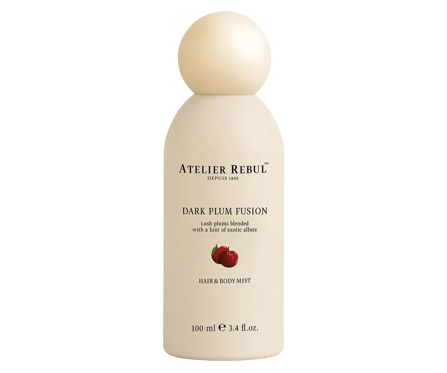 Atelier Rebul, Dark Plum Fusion Brume pour cheveux et corps 