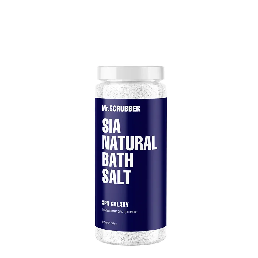Парфумована сіль для ванни Sia Natural Bath Salt Spa Galaxy, Mr. Scrubber