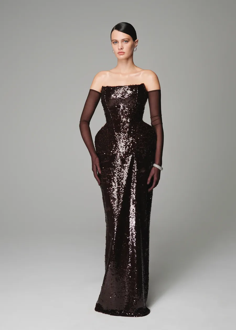 Muna Dress Brown, Balykina