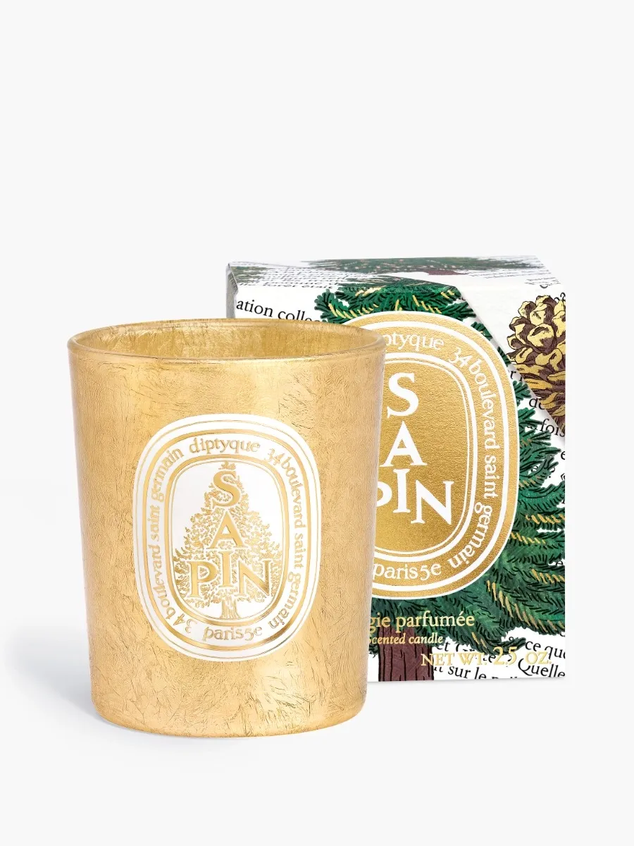 Sapin Bougie petit modèle Pin de Sibérie, Diptique
