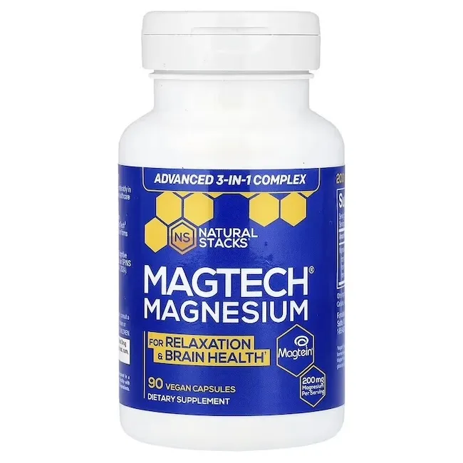 Natural Stacks Magtech Magnesium (Натуральні добавки Magtech Магній), добавки для здоровʼя