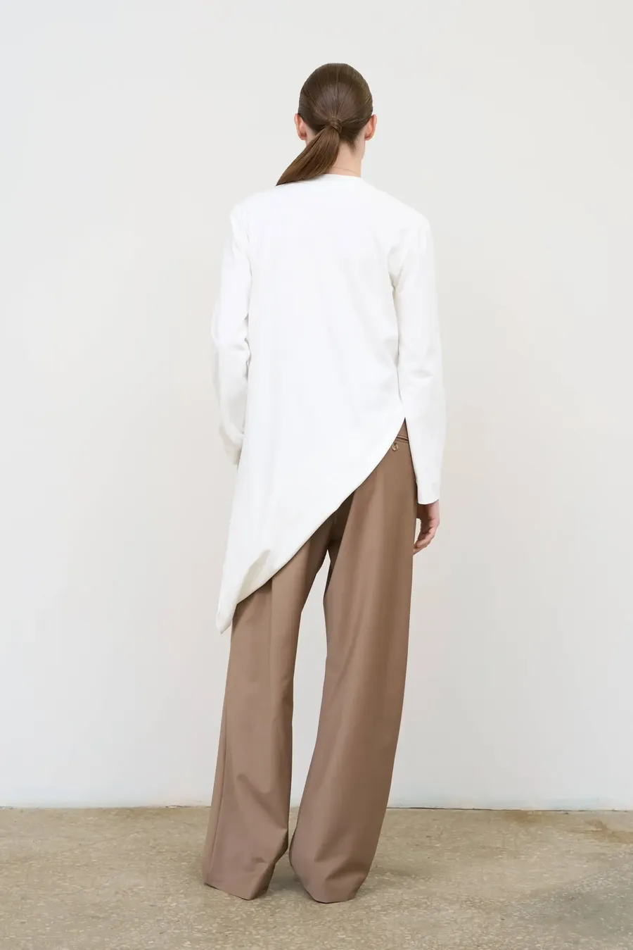 Asymmetric Cotton Longsleeve, Litkovska