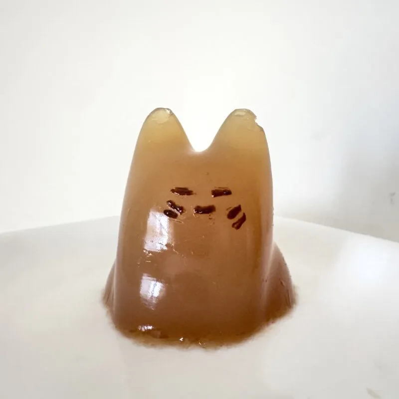 Рецепт Crystal Cat Jelly (прозорий котик), трендовий азійський десерт у вигляді котика