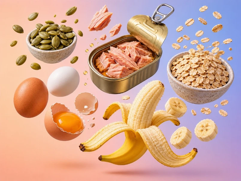 Продукты с наибольшим содержанием триптофана