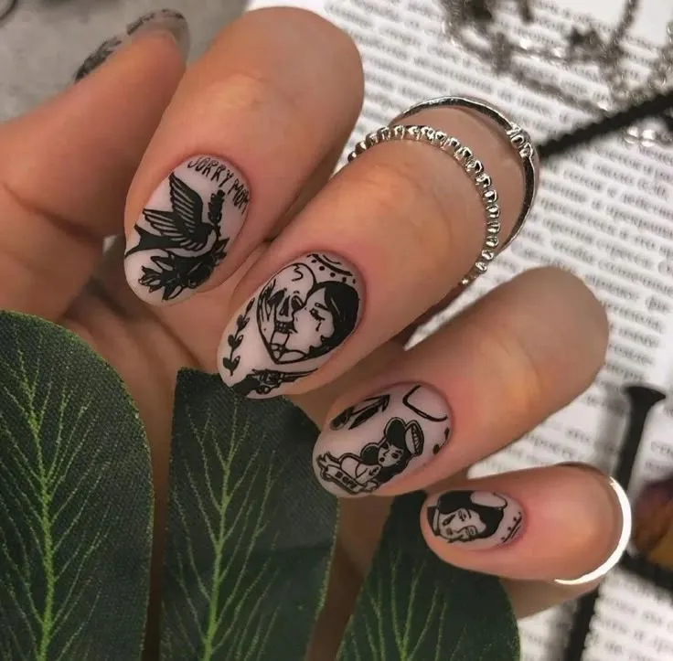 Tattoo nails